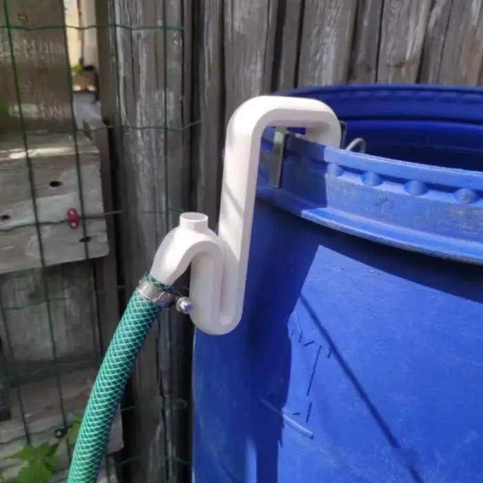 Tuyau de jardin auto-amorçant avec crochet pour siphon