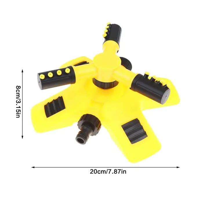 Arroseur rotatif automatique 360° pour jardin, irrigation uniforme, conception stable et ergonomique, idéal pour pelouses et jardins résidentiels occasions spéciales