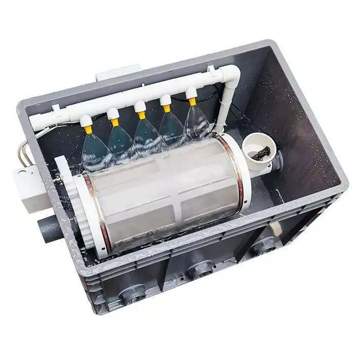 Machine de traitement de l'eau pour bassin à poissons système de filtration biologique pour koïs blanc ou noir facile à utiliser pour un habitat parfait