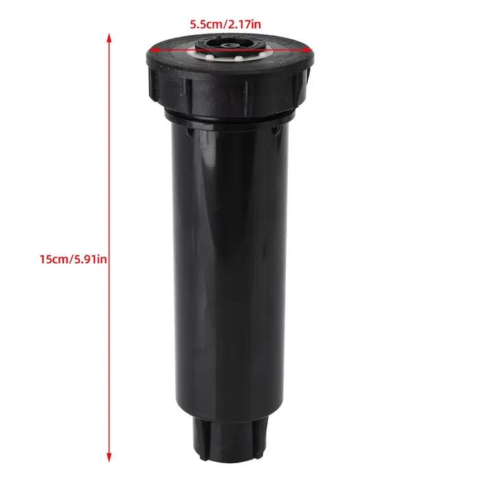 Arroseur télescopique à levage automatique résistant à la rouille pour jardin, parterres de fleurs, pelouses, amélioration de l'irrigation, angle de pulvérisation réglable