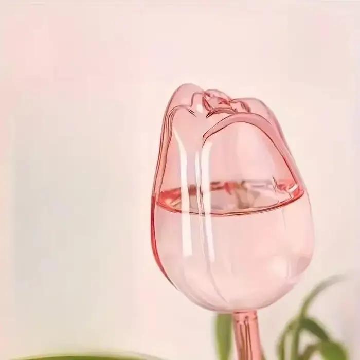 Boules d'arrosage en forme de tulipe pour plantes d'intérieur et extérieures, kit d'arrosage automatique, design élégant, adaptable à divers types de plantes, idéal pour jardins et cadeaux de jardiniers