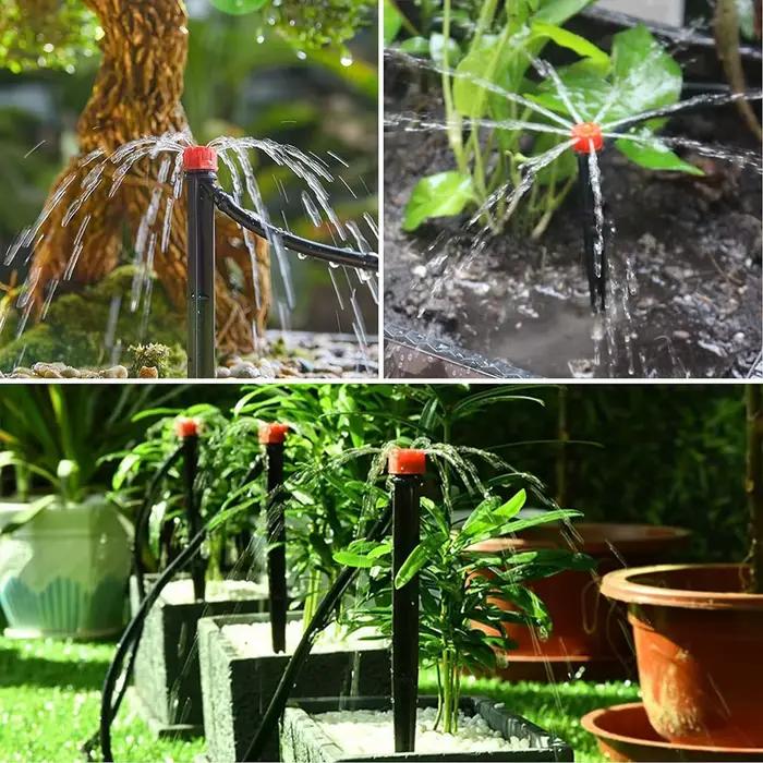 Kit de système d'arrosage automatique d'irrigation goutte-à-goutte de jardin, arroseur 1/4 ''13CM po