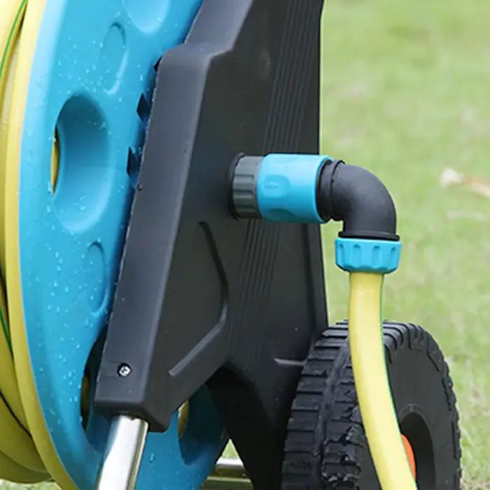 Connecteurs rapides coudés de tuyau 1/2 ", 2 pièces, tuyau de lavage de voiture d'irrigation de jard