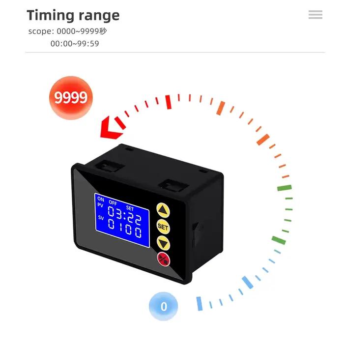 Timer-Minuterie programmable avec affichage numérique LCD