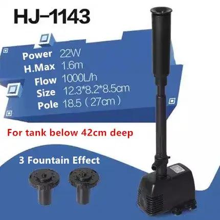 Pompe à eau submersible 8W-40W pour bassin de jardin