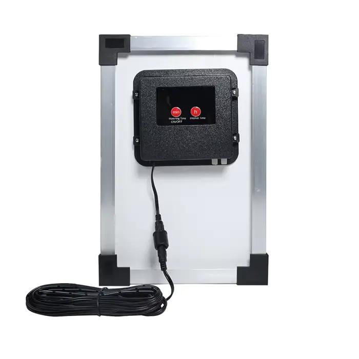 Kit d'arrosage goutte-à-goutte solaire automatique Dreamburgh pour serres, balcons et petits jardins avec 7 modes de minuterie et support de 30 pots