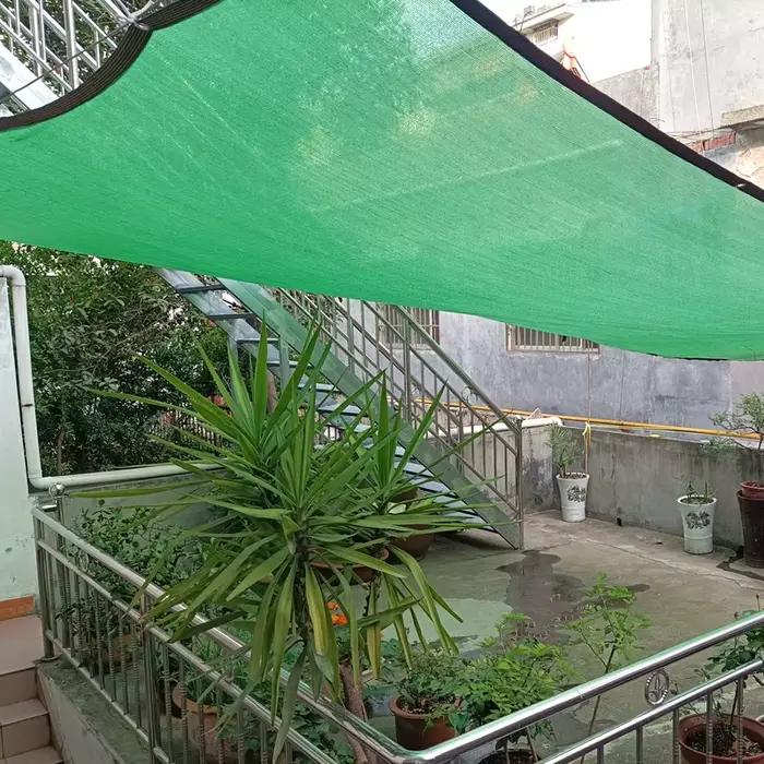 Filet d'ombrage vert anti-UV HDPE, 45%, 80%, gazébo extérieur en maille, couverture solaire pour ser