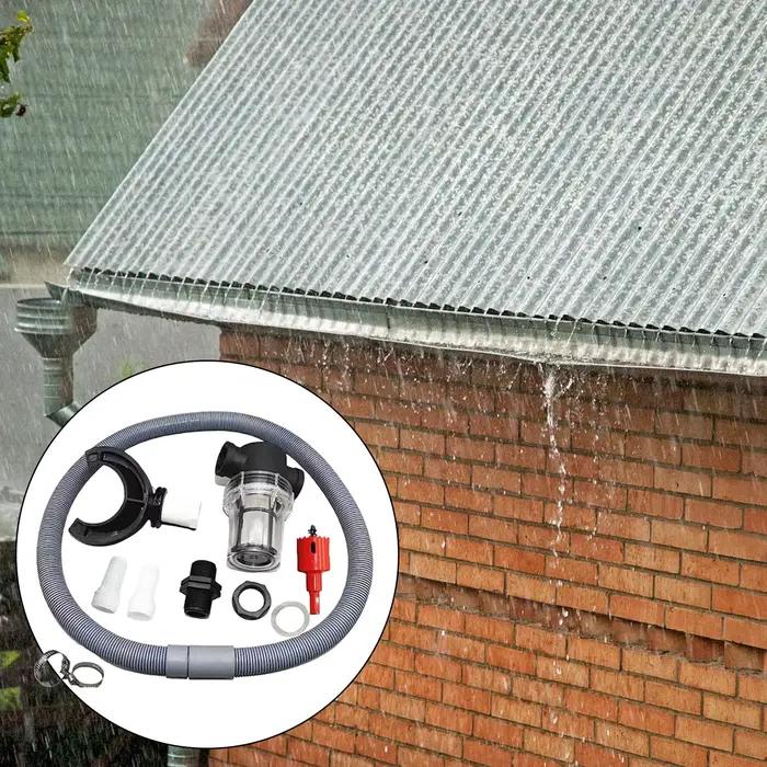 Système de collecte d'eau de pluie pour gouttières et toitures de jardin
