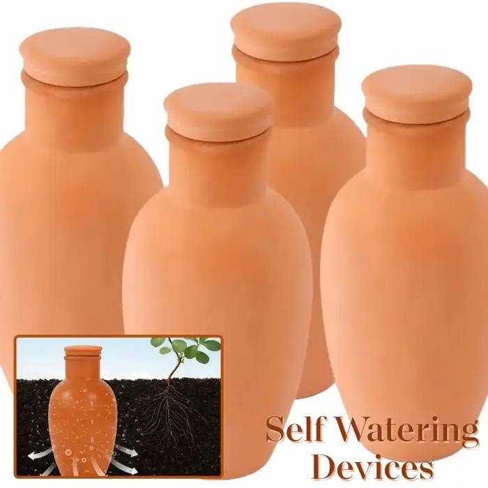4 Pièces – Système d'irrigation automatique polyvalent en terre cuite avec pointes d'arrosage