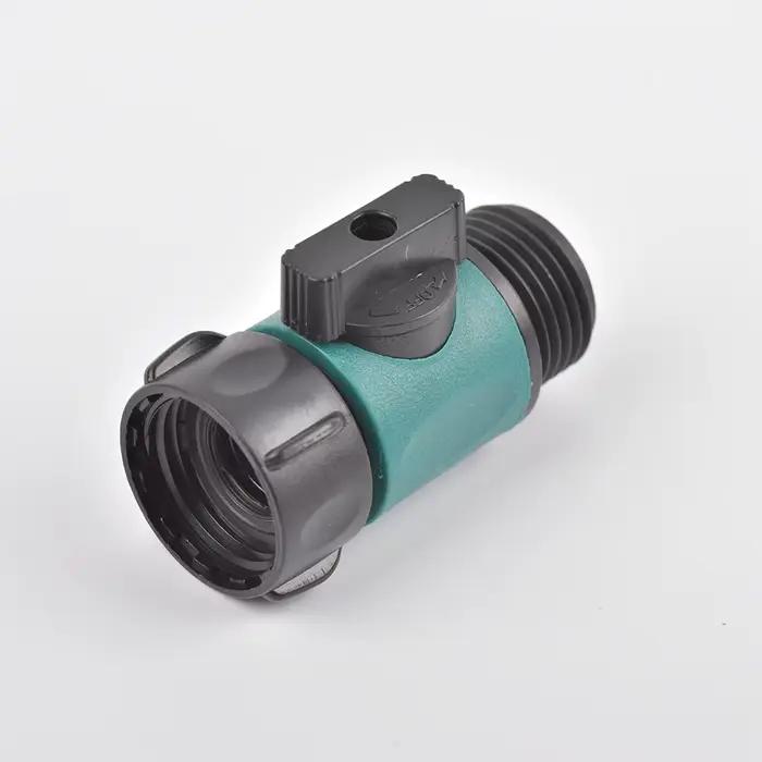 Valve en plastique avec connecteur rapide, filetage femelle 3/4 ", filetage mâle 3/4", Agriculture,
