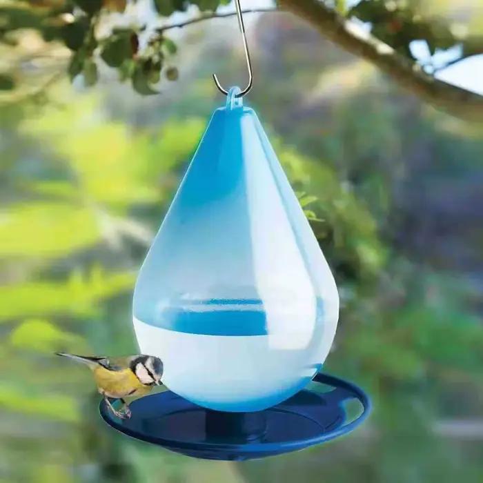 Mangeoire à eau pour oiseaux, abreuvoir pour gouttelettes, abreuvoir suspendu pour oiseaux sauvages,