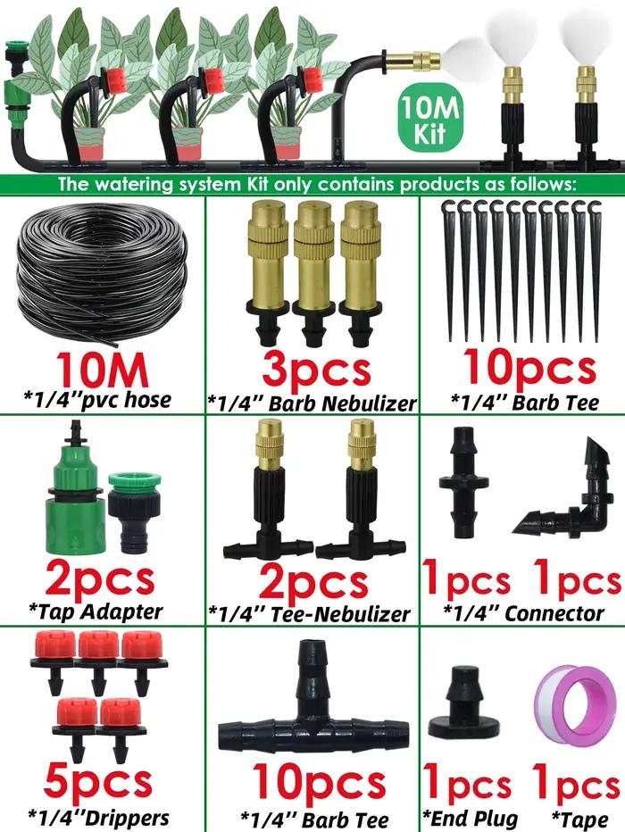 Système d'irrigation extérieur KESLA 5M-30M pour jardin, brumisation et refroidissement, kit d'arros