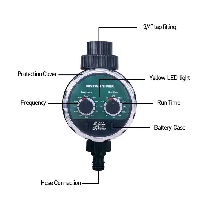 Système d'irrigation Aqualin minuterie d'arrosage analogique automatique pour jardin occasions quotidiennes et cadeaux de jardinage