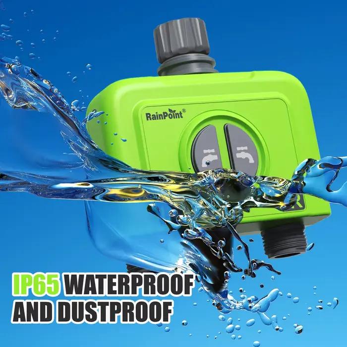 WiFi Water Timer 2 Zone Smart Sprinkler Controller Automatic Drip Irrigation Garden Hose Watering
