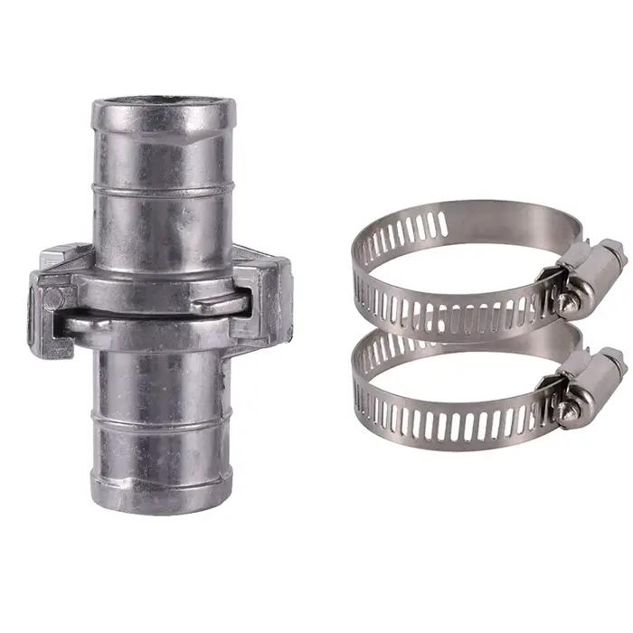 Raccord rapide pour tuyaux d'eau, raccord de tuyau en aluminium, connecteur rapide avec pince, tuyau