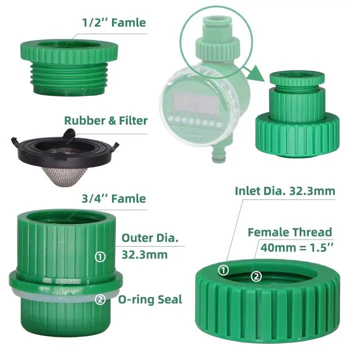 Connecteurs d'eau de jardin en plastique ABS de qualité supérieure pour arrosage automatique et précision de jardinage occasions spéciales