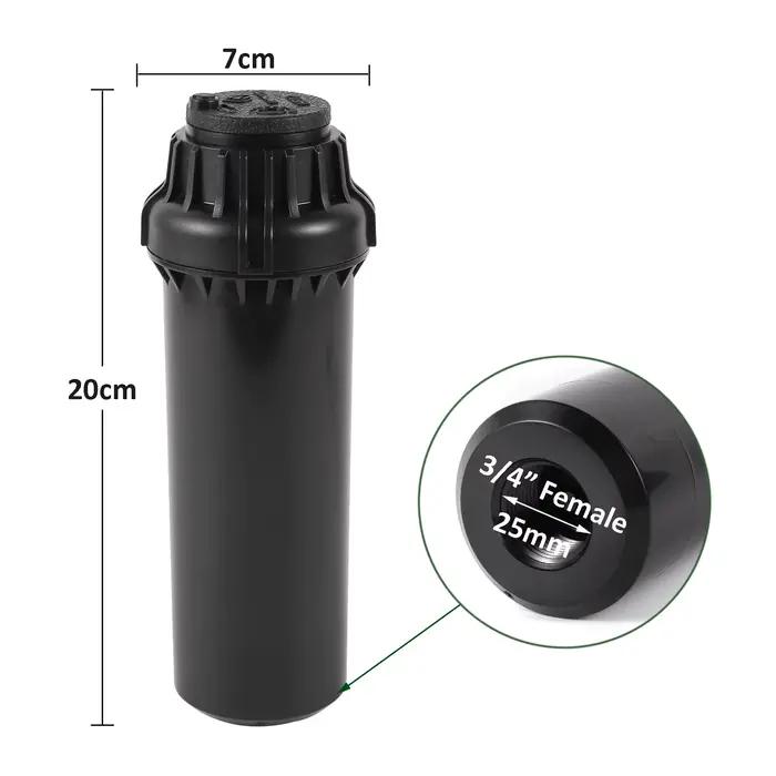 Arroseur de pelouse de jardin à distance, 3/4 ", 40 ° ~ 360 °, réglable, pulvérisateur de pelouse po