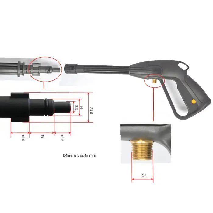 Nettoyeur haute pression pistolet de pulvérisation d'eau buse de lance laveuse de voiture Jet