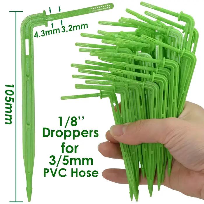 KESLA-Kit d'arrosage automatique de jardin, système d'égouttement coudé, tuyau de 4/7mm à 3/5mm pour