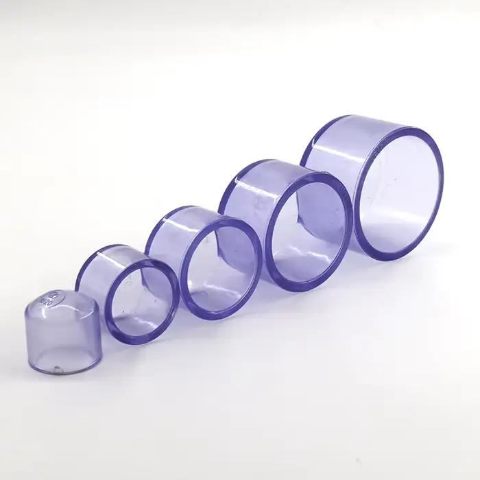 Bouchon de tuyau UPVC Transparent pour Tuyauterie Professionnelle et Systèmes d'Aquarium Occasions Spéciales Jardinage Aquariophilie