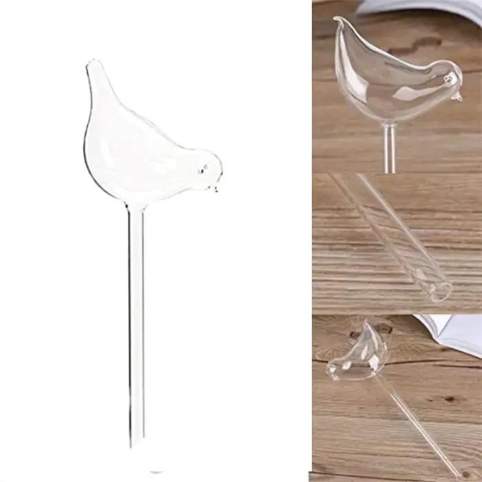 Dispositif d'arrosage automatique de fleurs, Globes en verre en forme d'oiseau, auto-arrosage pour m