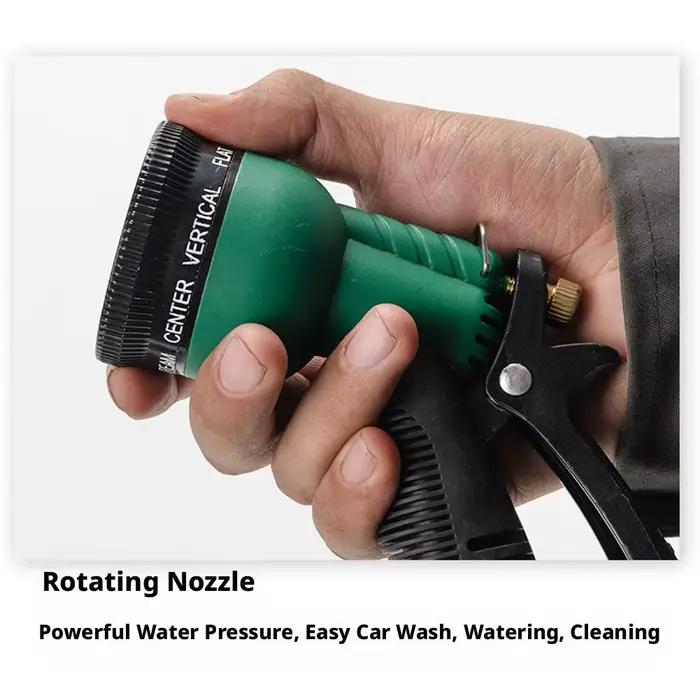 Pistolet de lavage haute pression avec buses réglables pour nettoyage et irrigation de jardin et voiture occasions spéciales