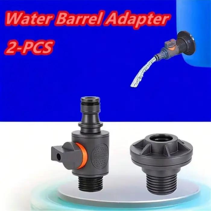 Adaptateur de réservoir d'eau en PVC avec valve