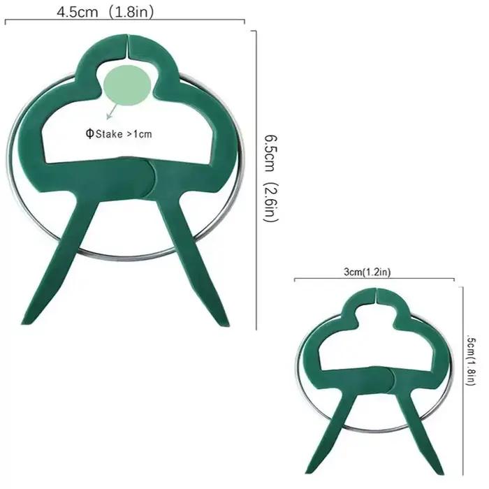 Clips fixes pour plantes, Support de serre de jardin réutilisable pour plantes fixes, vigne, fleur,