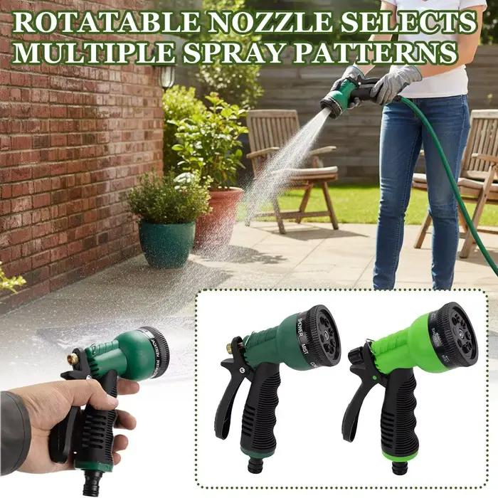 Pistolet de lavage haute pression avec buses réglables pour nettoyage et irrigation de jardin et voiture occasions spéciales