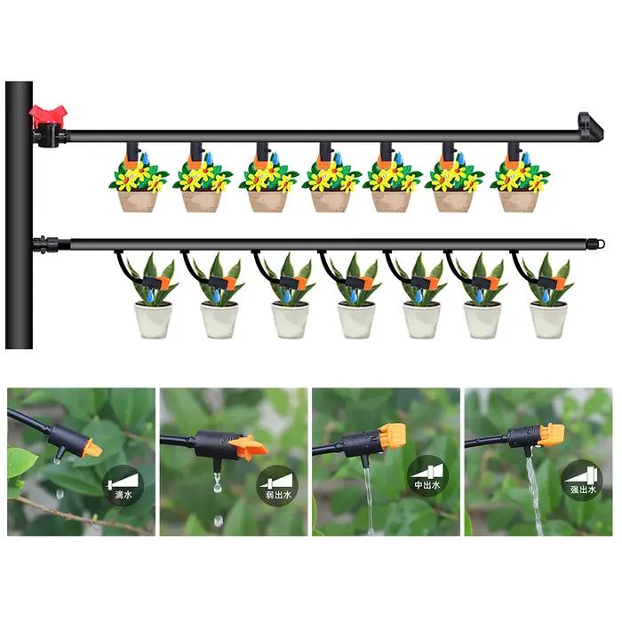 Micro outil d'irrigation goutte-à-goutte réglable compensation de pression régulateur d'arrosage de jardin transmetteur pour jardiniers débutants et expérimentés