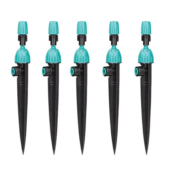 5 PIÈCES/ENSEMBLE 360 ° Arroseur automatique réglable pour pelouse, système d'arrosage encastré à