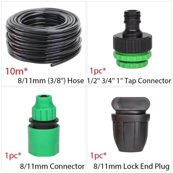 Tuyau d'arrosage goutte-à-goutte avec connecteur rapide
