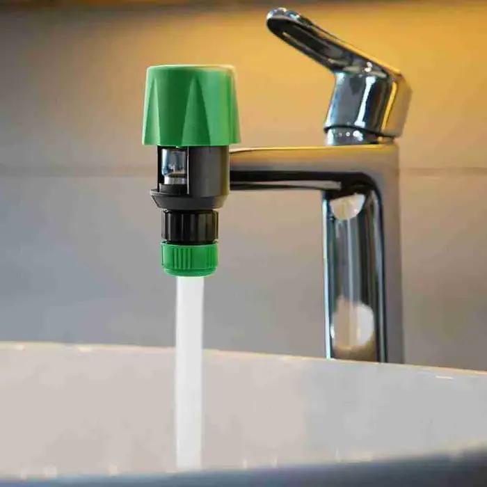 Raccord universel réutilisable en plastique pour robinet de cuisine