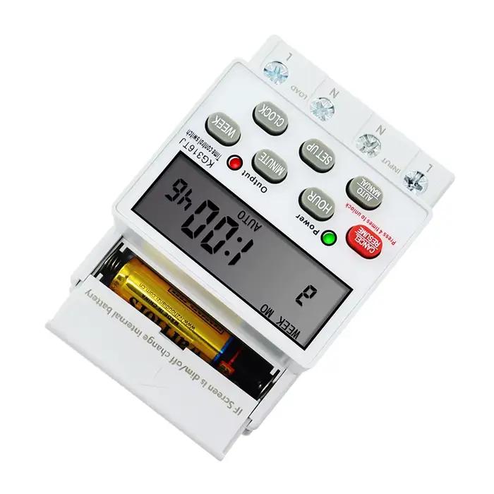Minuterie numérique Programmable hebdomadaire