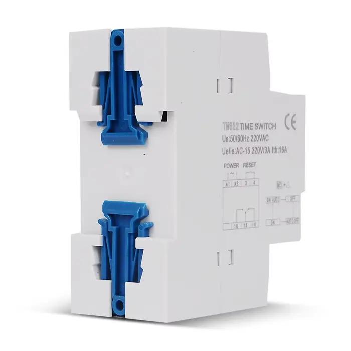 Minuterie Programmable 220V AC à Intervalle de 1 Seconde Relais Numérique LCD Contrôle Électronique Eclairage Horloge Installation Rail DIN Occasions Spéciales