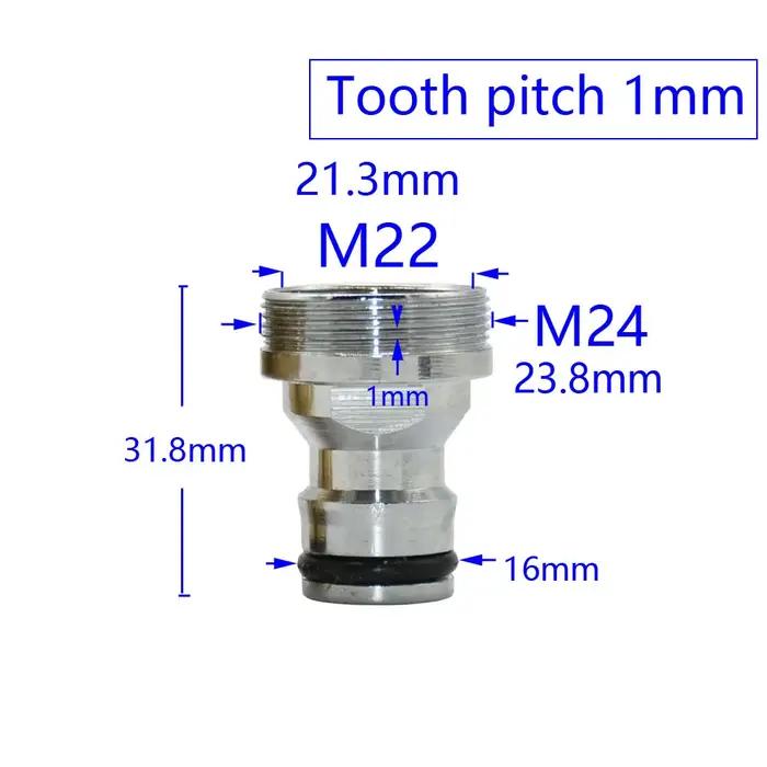 Coupleur de robinet d'eau M16 M18 M20 M22 M24 M28, connecteur fileté pour barboteur, accessoires de