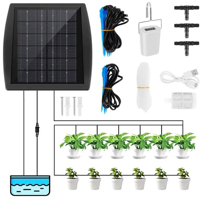 Kit d'Irrigation Solaire existent pour Plantes avec Modes de Synchronisation