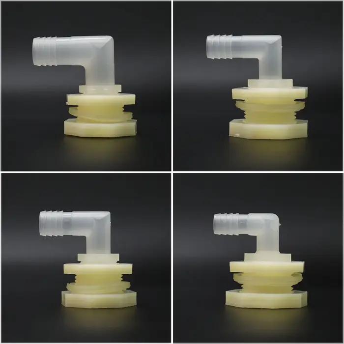 Connecteur de coude de Tube à eau, filetage mâle à 6 // 8/10/12/14/16/18/19mm, raccord de coupleur à