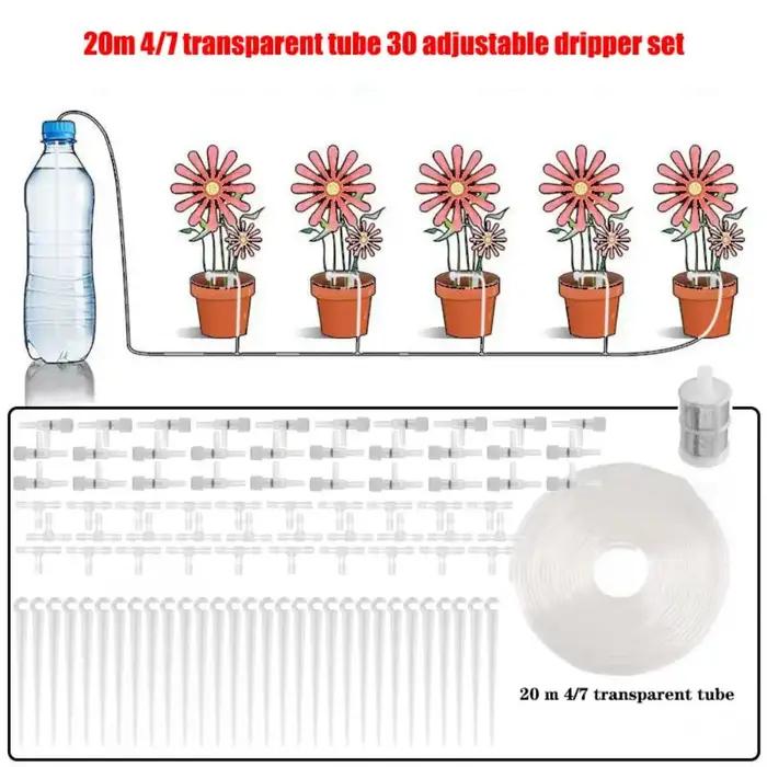 Kit d'irrigation goutte à goutte pour serre et jardin