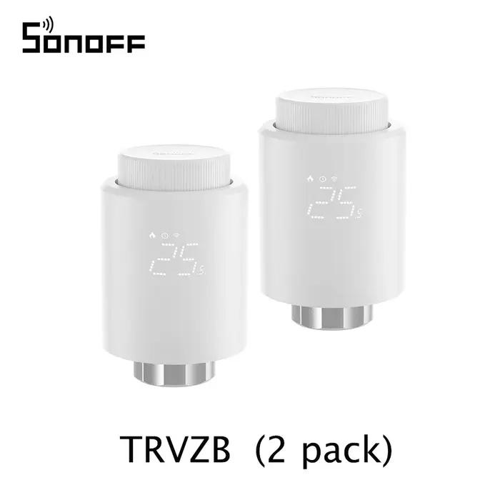 SONOFF TRVZB vanne de radiateur thermostatique intelligente TRV Zigbee Thermostat actionneur température chauffage contrôle prise en charge Alexa ZHA 2mqtt
