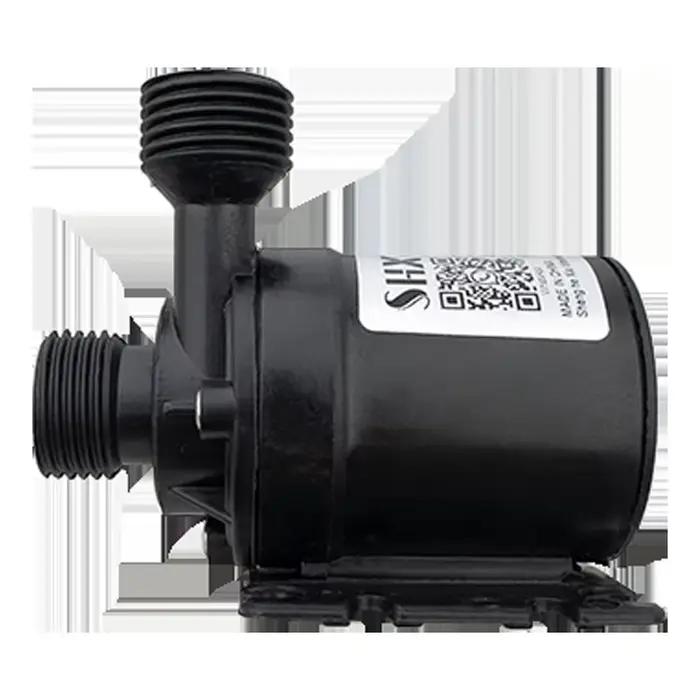 Pompe submersible silencieuse à moteur sans balais DC12V DC24V pour douches et installations de plomberie, avec haute pression et débit d'eau optimal pour une expérience de douche inégalée