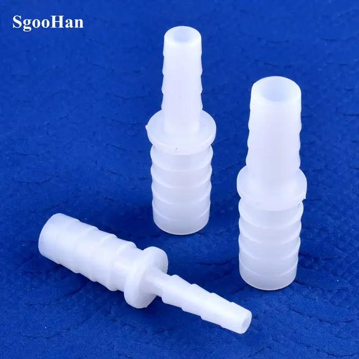 5 ~ 200 pièces 4 ~ 12mm à 2.4 ~ 9mm PE plastique pagode réduisant connecteur Direct Aquarium réservo