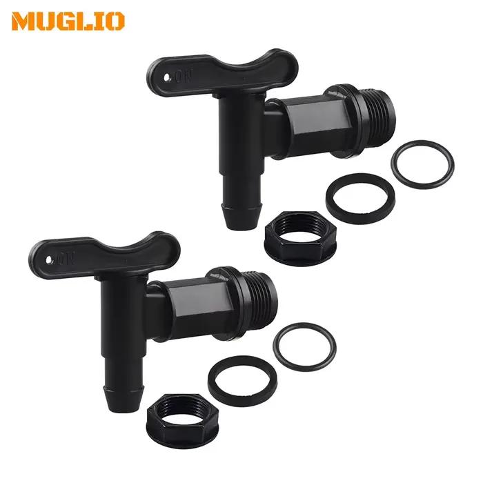 Robinets de robinet de tambour de 3/4 pouces avec joint EPDM, matériaux compatibles FDA, connexion N