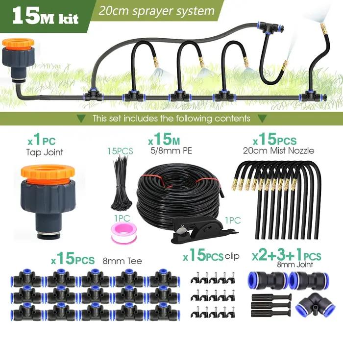 Kit de pulvérisation universel à flexion libre