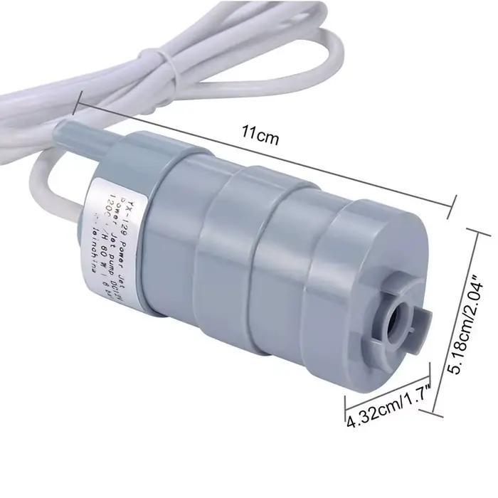 Pompe à eau Submersible DC 12V pour camping-car et jardins, Haute Débit 1500L/H, Utilisation Silencieuse, Longue Durée de Vie, Applications Industrielles
