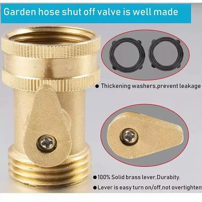 Robinet d'arrêt en laiton pour tuyau d'arrosage jardin 3/4 po connecteur raccord arrosage réparation robinet arrêt jardin occaions spéciales