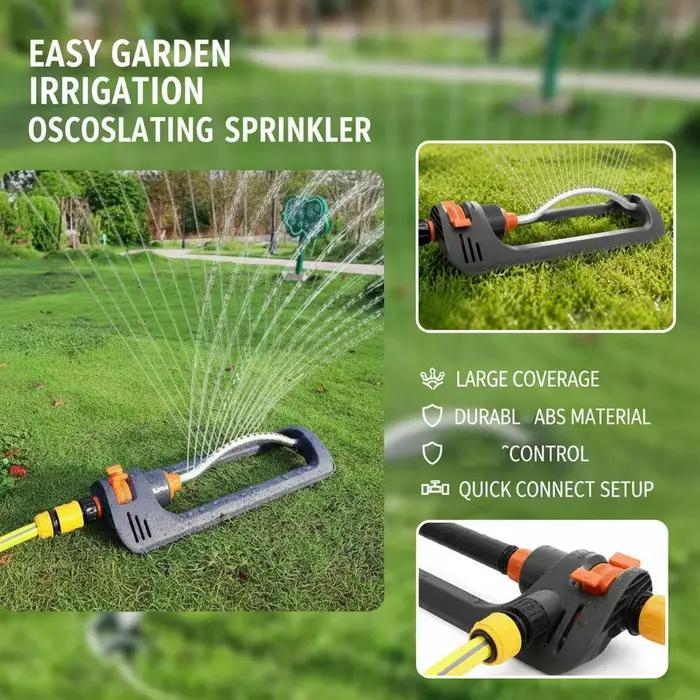 Arroseur oscillant automatique pour jardin