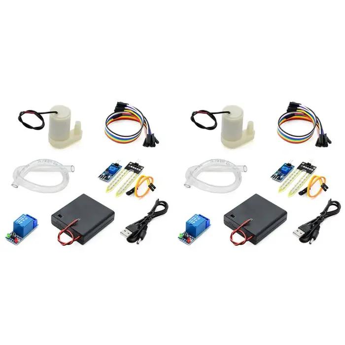 Kit d'irrigation automatique A36T-2Set, pompe à eau, détection d'humidité du sol, arrosage goutte à