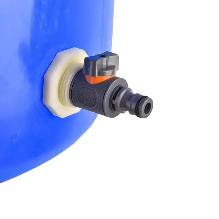 Adaptateur de vanne de cloison de baril de pluie en PVC, adaptateur de tuyau de 16, 20mm, aquariums,