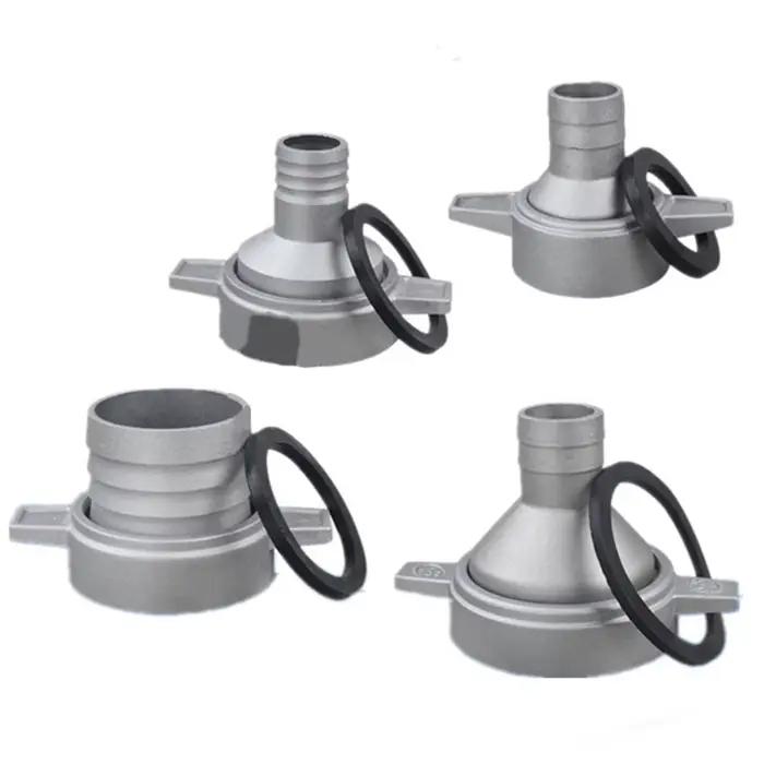 Connecteur de tuyau en aluminium avec joint en caoutchouc pour irrigation robuste et étanche pour systèmes de pompe à eau et réparation de tuyaux diverses tailles occasions spéciales